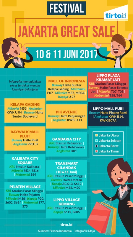 Jakarta Great Sale 10 dan 11 Juni 2017