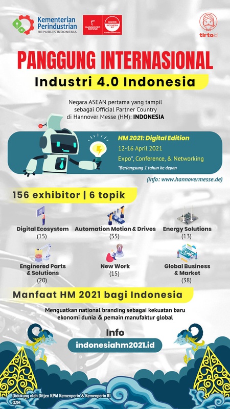 Panggung Internasional Industri 4.0 Indonesia