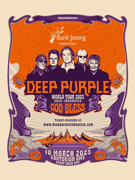 Deep Purple Akan Tampil di Solo pada 10 Maret 2023