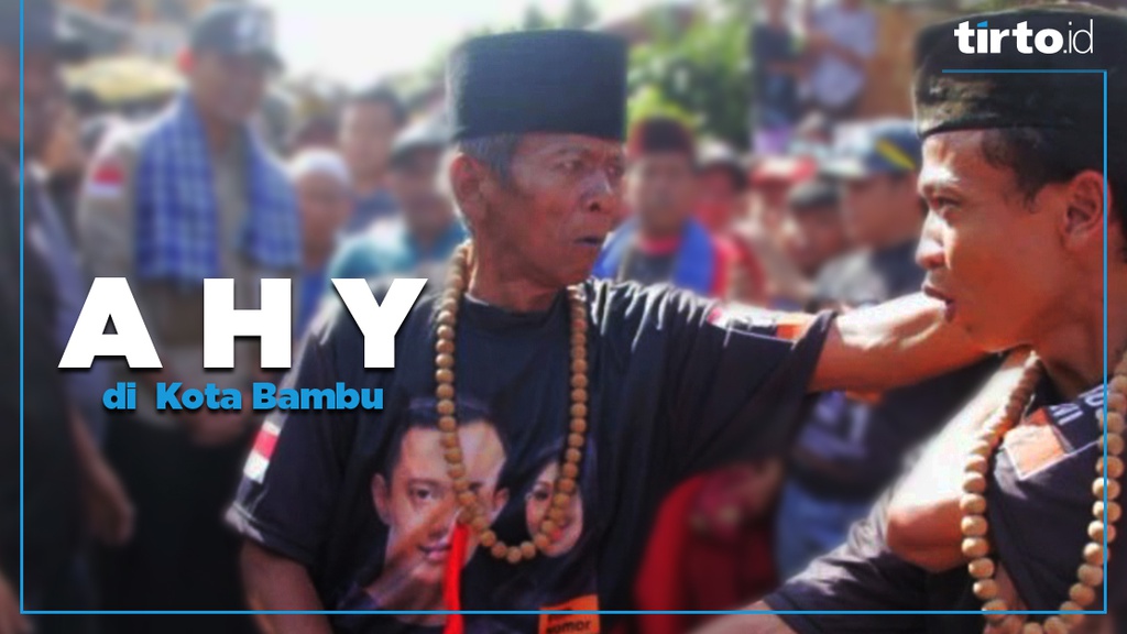 AHY di Kota Bambu