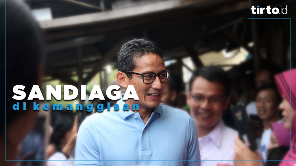 Sandiaga di Kemanggisan