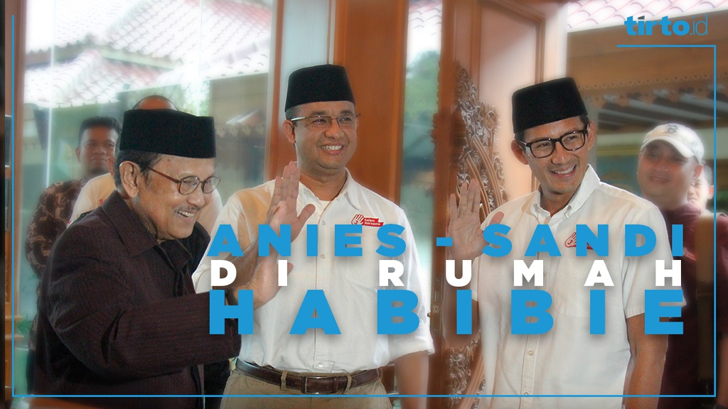 Anies Sandi di Rumah Habibie 