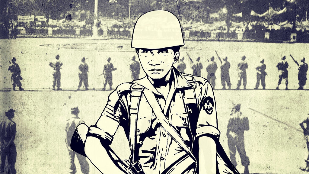 Saat Tentara Mengepung Istana - Mozaik Tirto Saat Tentara Mengepung Istana - Mozaik Tirto