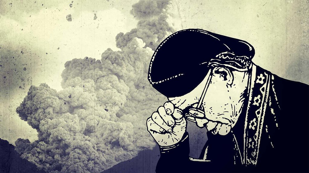 Keteguhan Hati Mbah Marijan - Mozaik Tirto Keteguhan Hati Mbah Marijan - Mozaik Tirto