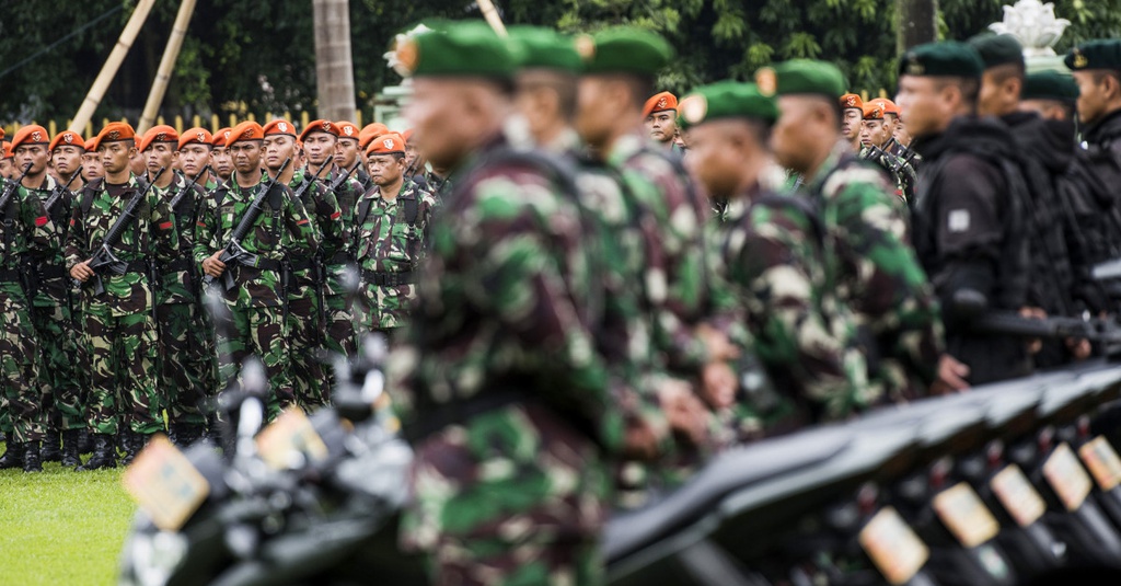 Satuan Kodam Jaya Dibekali Panic Button Saat Jaga Keamanan 