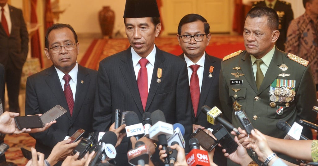 Pidato Jokowi di HUT TNI Tak Berniat Singgung Panglima 