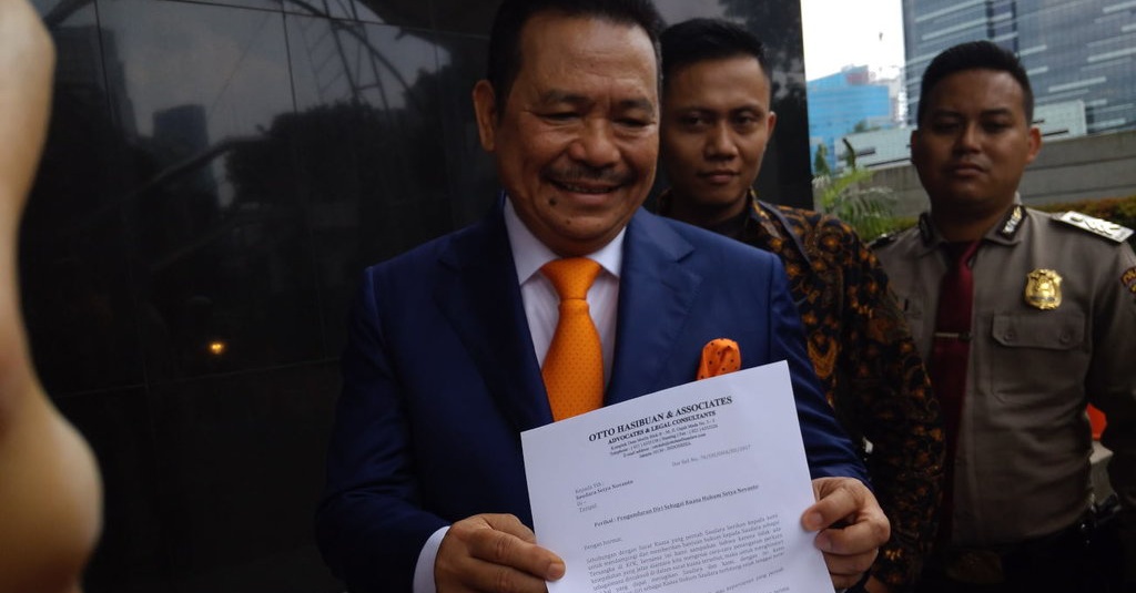 Otto Hasibuan Mundur sebagai Pengacara Novanto karena Tak 