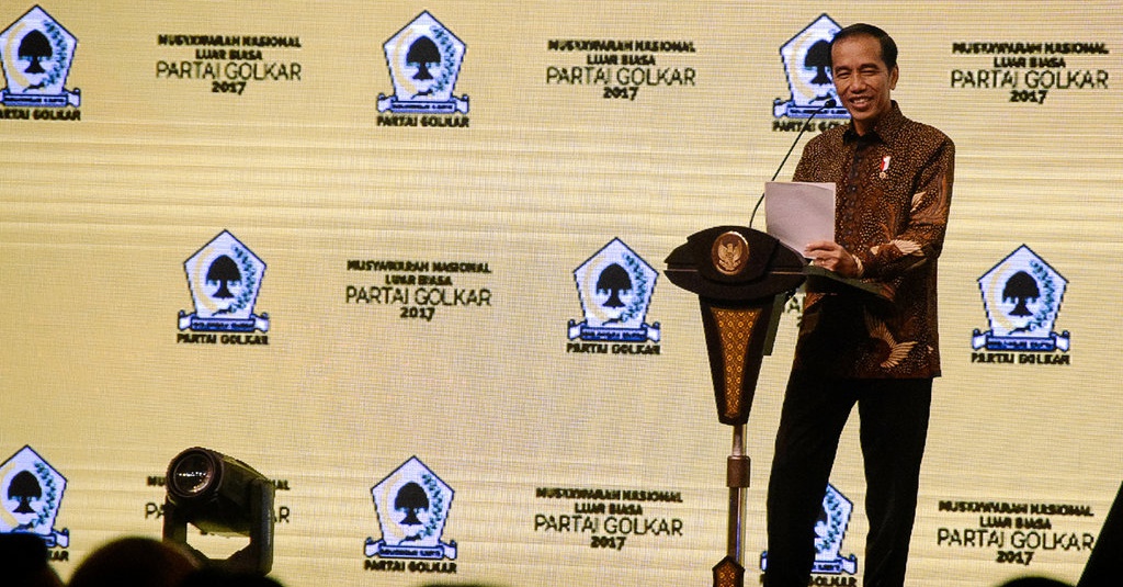 Jokowi Klaim Tak Ikut Campur Konflik Golkar: Itu Urusan Internal