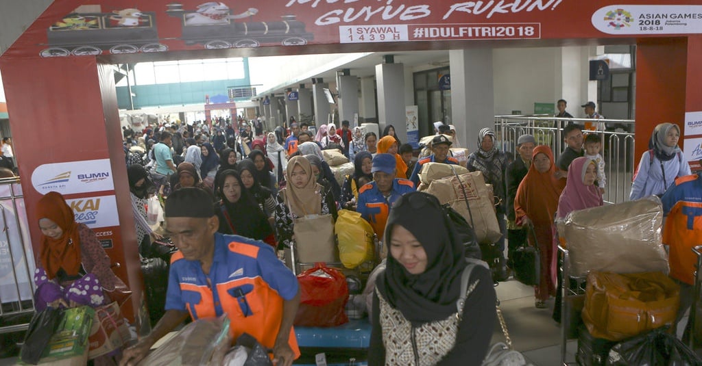 Arus Balik Masih Tinggi, 43 Ribu Pemudik Kereta Tiba di Jakarta