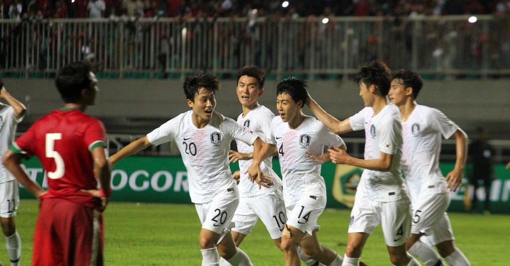 Hasil Timnas U-23 Indonesia vs Korea Selatan Skor Babak Pertama 0-1