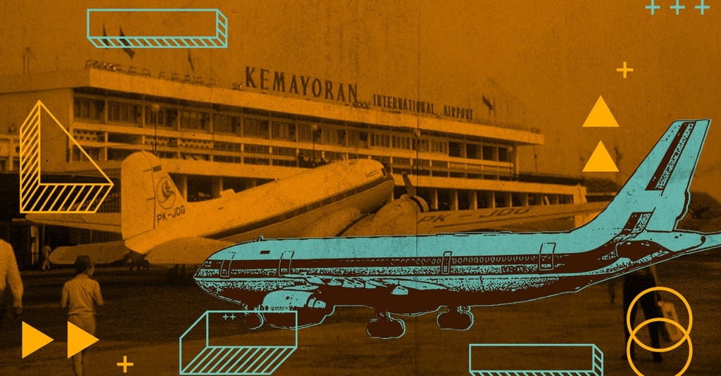 Lapangan Udara Kemayoran, Bandara Internasional Pertama 