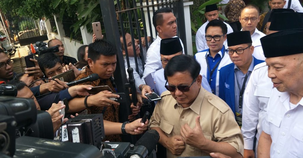 Prabowo Datangi Rumah SBY di Kuningan Siang Ini - Tirto.ID