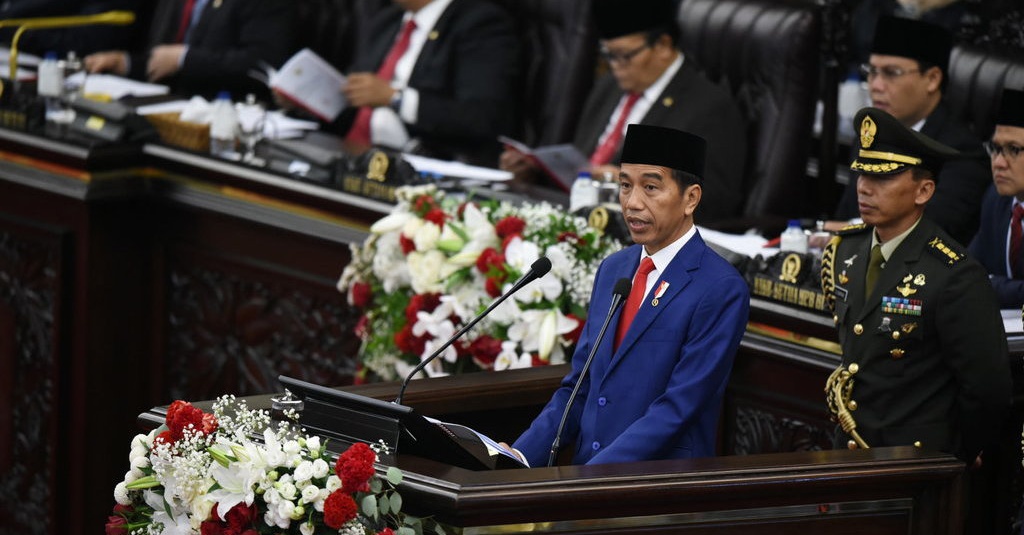 Teks Lengkap Pidato Kenegaraan Jokowi Dalam Rangka Hut Ke 73 Ri Tirto Id