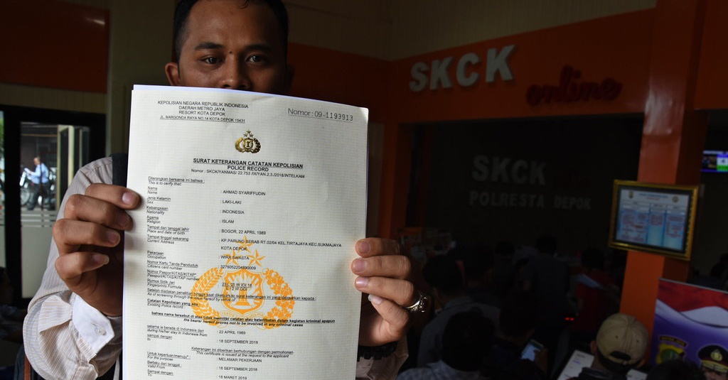 Syarat Dan Cara Buat Skck Online Bagi Pelamar Cpns 2019 Tirto Id