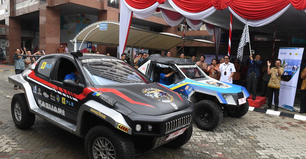  Mobil Listrik Buatan ITS  dan UBL Disiapkan Ikut Reli Dakar 