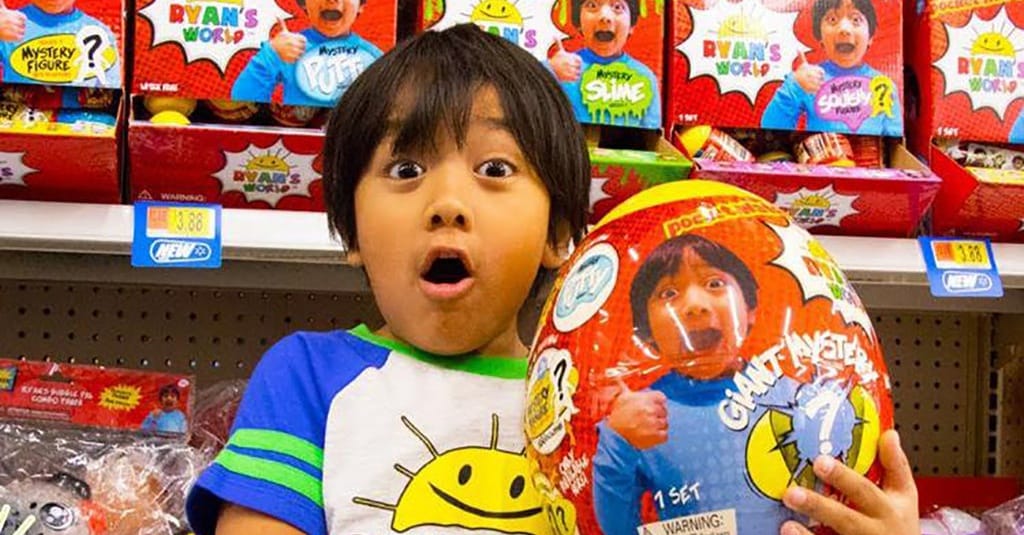 Daftar Kids Influencer Tahun 2018, Ada Ryan Toys Review