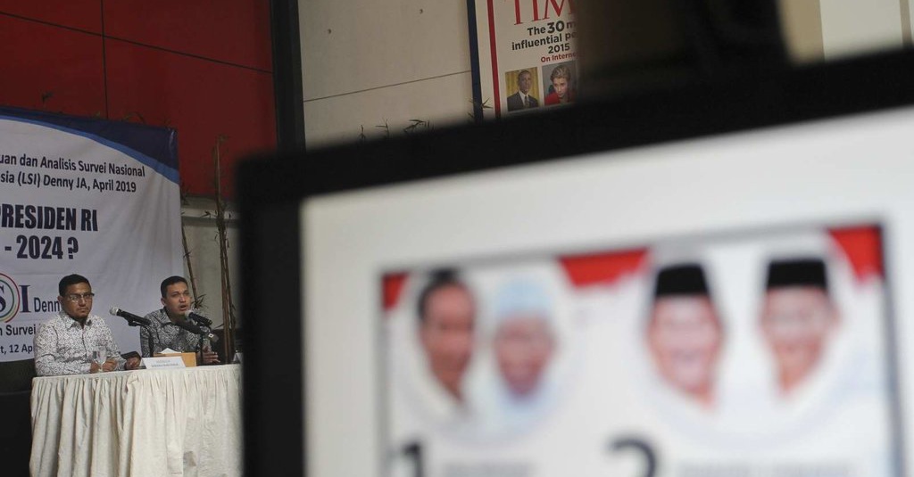 LSI Denny JA Umumkan Hasil Quick Count Pilpres 2019 Jam 15.00 WIB  Tirto.ID