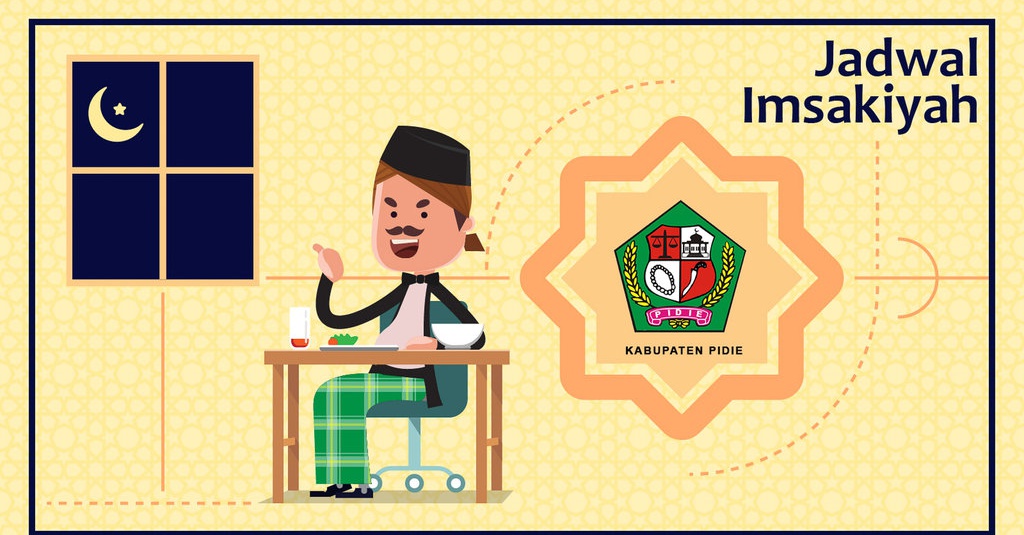 Jadwal Buka dan Imsak Kota Jakarta & Kab. Pidie, Kamis, 9 