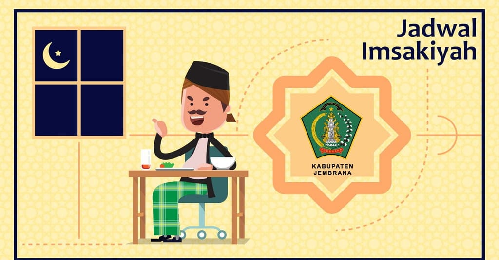 Waktu Buka dan Imsak Kota Surabaya dan Kab. Jembrana Hari 