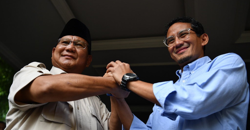 Tiba di Kediaman Prabowo, Sandiaga Hanya Tersenyum