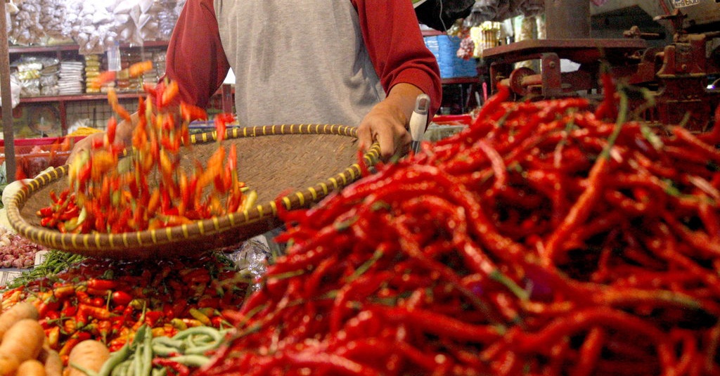 Jelang Iduladha 2019 Harga Cabai Naik Rp98.750 per Kg di Jakarta