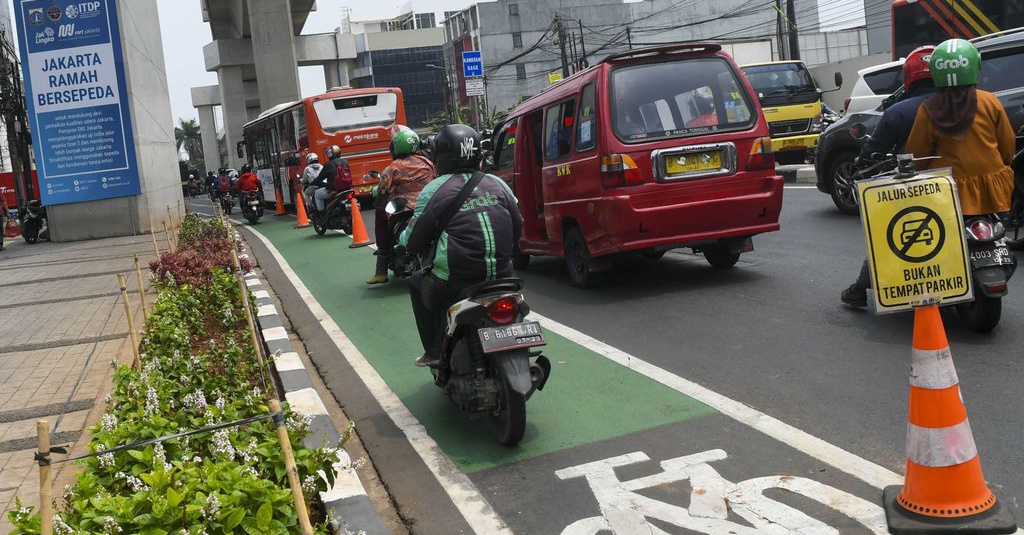 Makin Ramai Jalur  Sepeda  di Jakarta Akan Diperluas Tirto ID