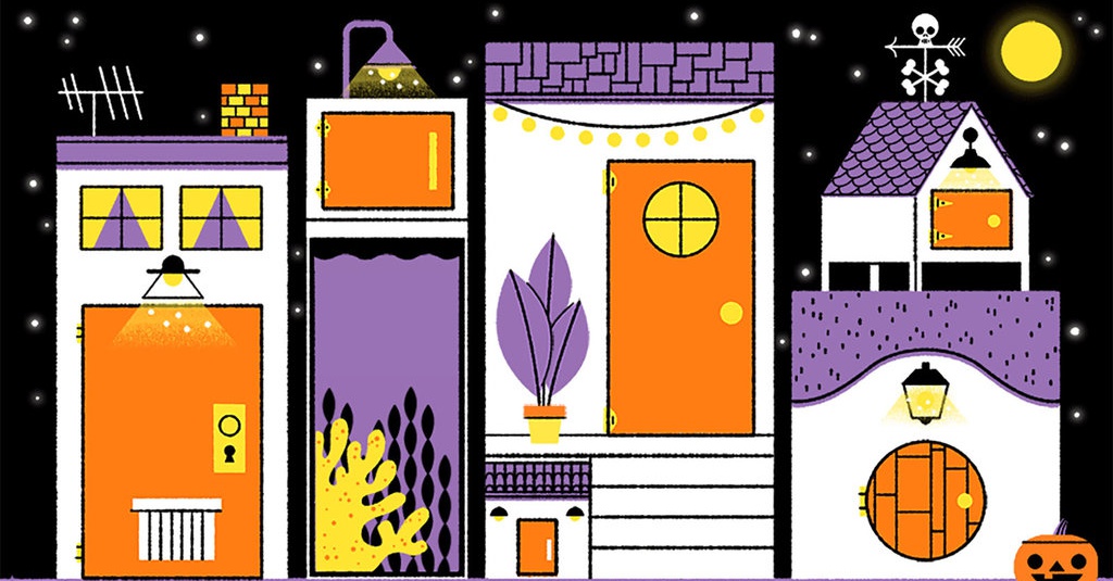 Halloween di Google Doodle Hari Ini Video Interaktif Trick or Treat