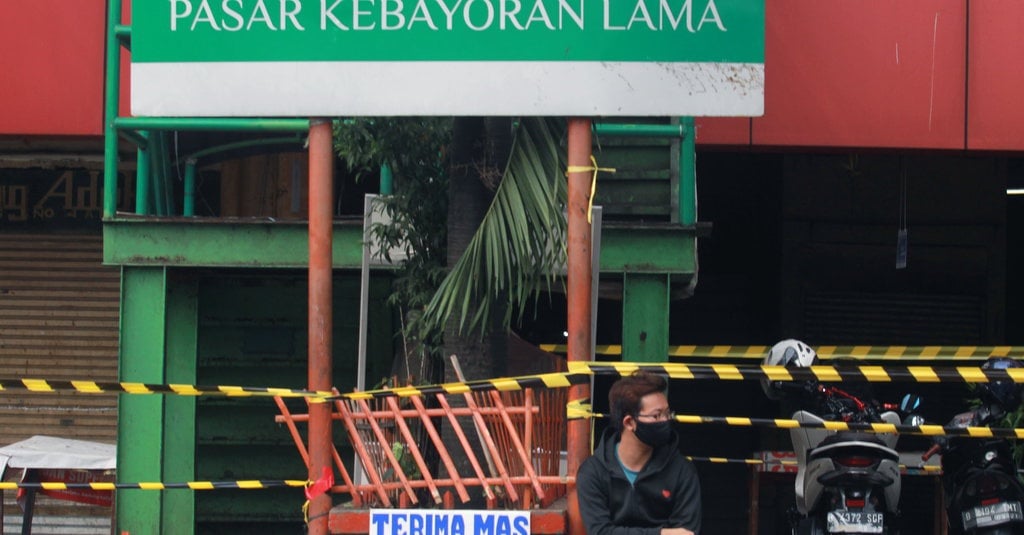 4 Pedagang Positif COVID 19 Pasar  Kopro  Petamburan Jakbar 