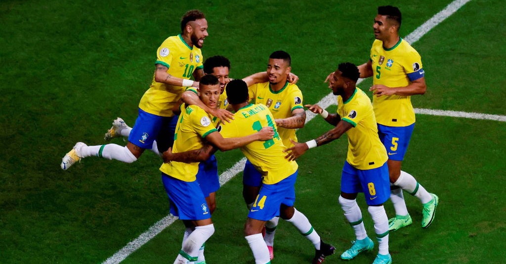 Skor brasil vs peru 2021