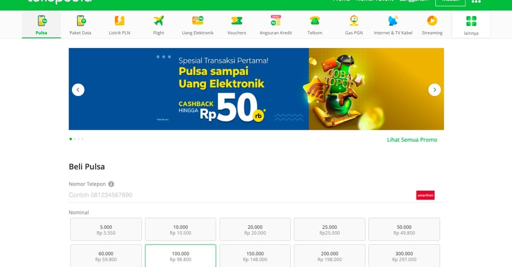 Cara Beli Pulsa & Paket Data Smartfren Di Tokopedia: Murah, Mudah