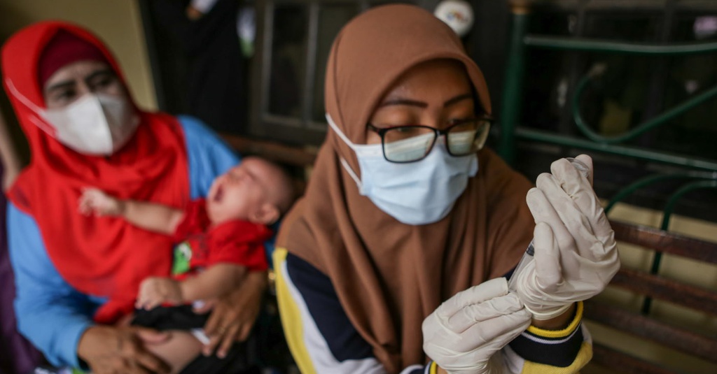 Daerah dengan Imunisasi Rendah & Padat Penduduk Potensi KLB PD3I