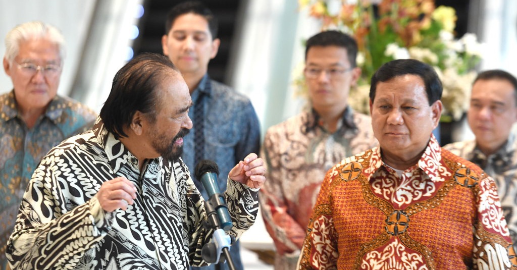 Surya Paloh Rahasiakan Jawaban Prabowo soal Niat Jadi Capres 2024