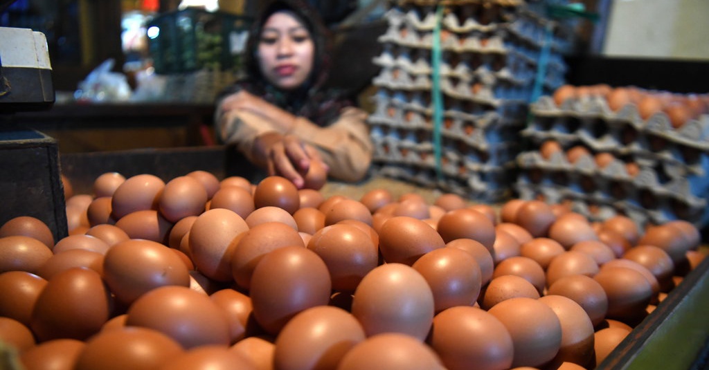 Telur, Cabai dan Bawang Merah Serentak Naik