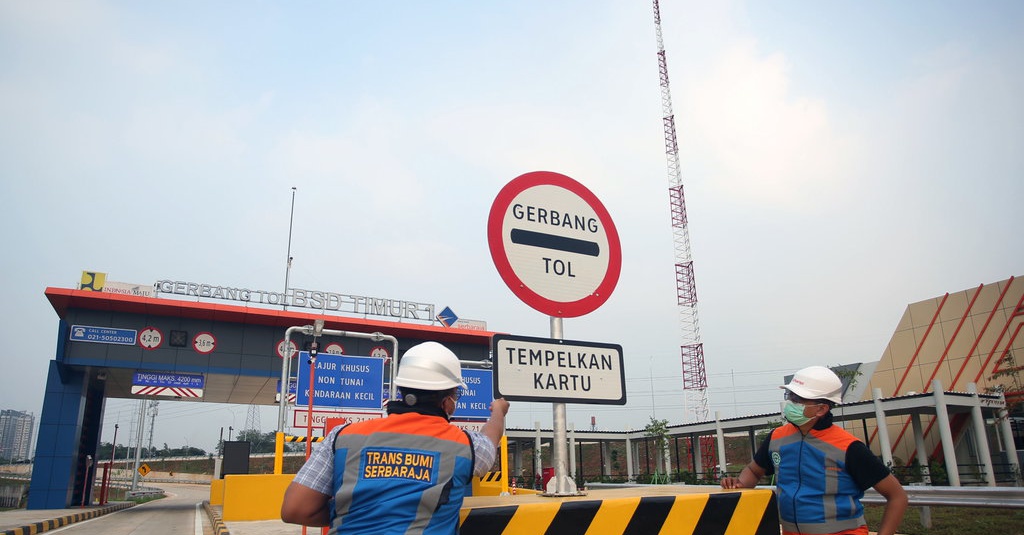 Ada GIIAS, Tarif Tol Serpong-Balaraja Gratis Pada 10-21 Agustus