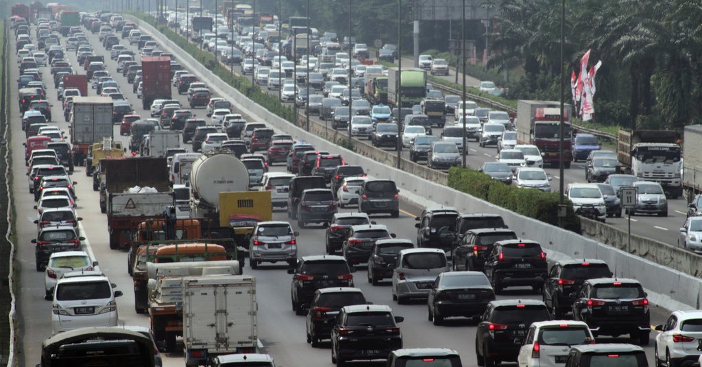 Tol Jagorawi Padat, Jasa Marga Terapkan Contraflow Arah Jakarta