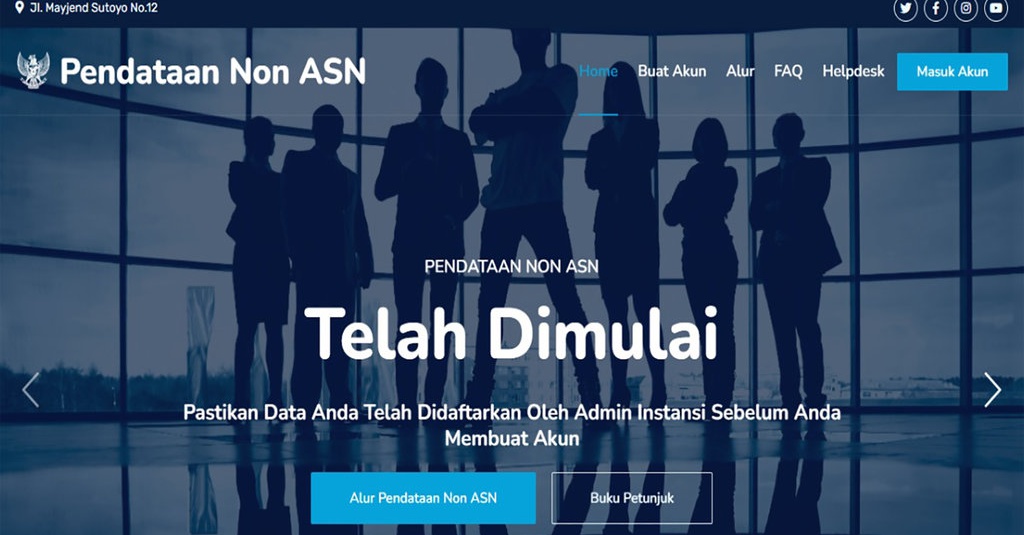 Tahap Pendataan Non ASN 2022 Usai Pengumuman Pra Finalisasi