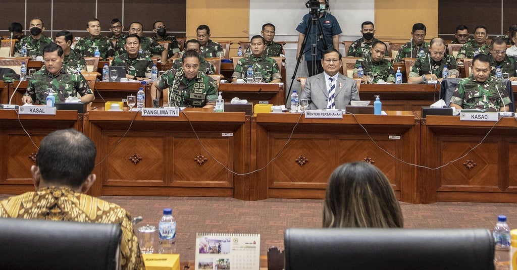 Surpres Pergantian Panglima TNI Batal Dikirimkan ke DPR Hari Ini