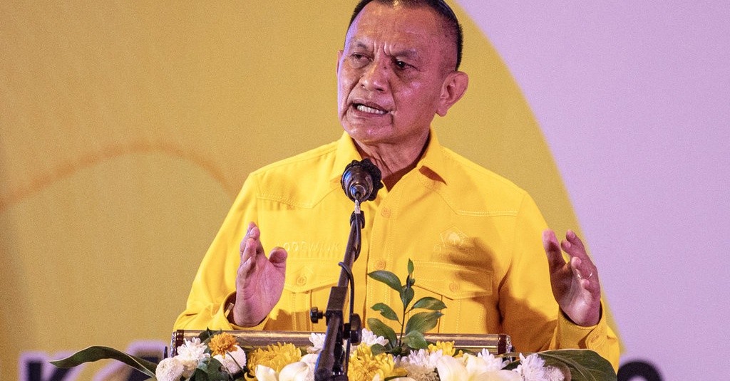 Golkar Serahkan Tiga Nama Pengganti Zainudin Amali ke Jokowi