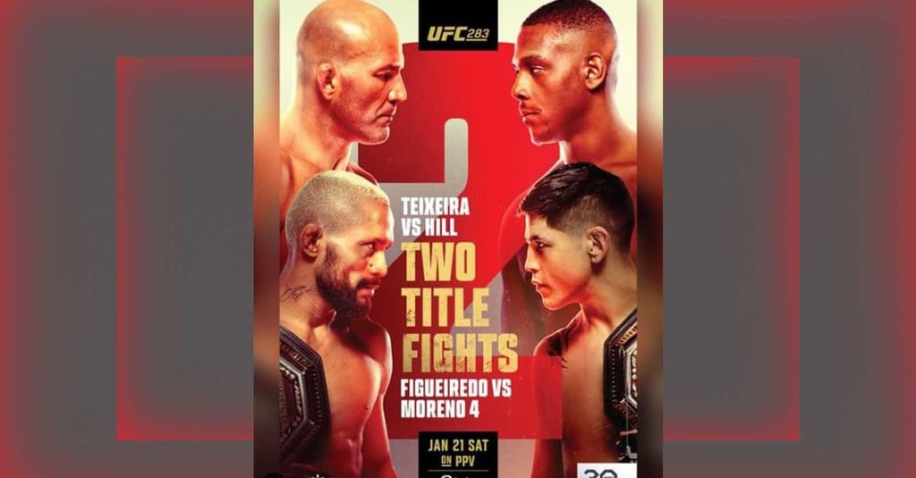 Jadwal UFC 283 Teixeira Vs Hill Live Mola TV Minggu 22 Jan 2023