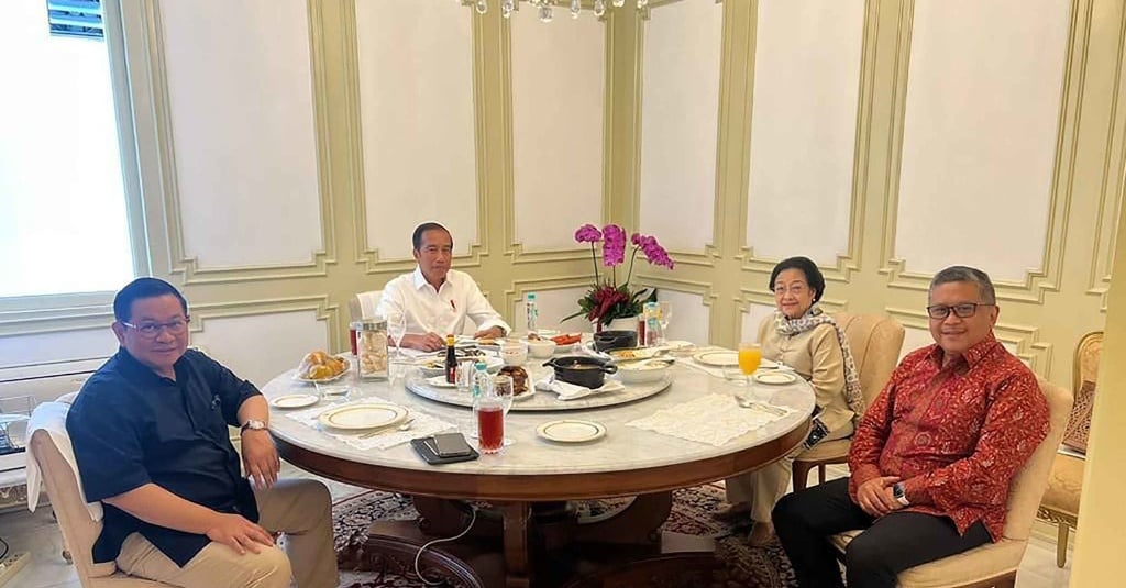 Jokowi-Megawati Bertemu di Istana Merdeka, Bahas Pemilu 2024