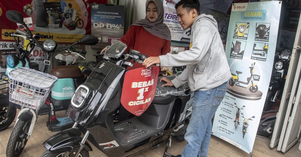 Sri Mulyani Siapkan Rp7 Triliun untuk Subsidi Motor Listrik