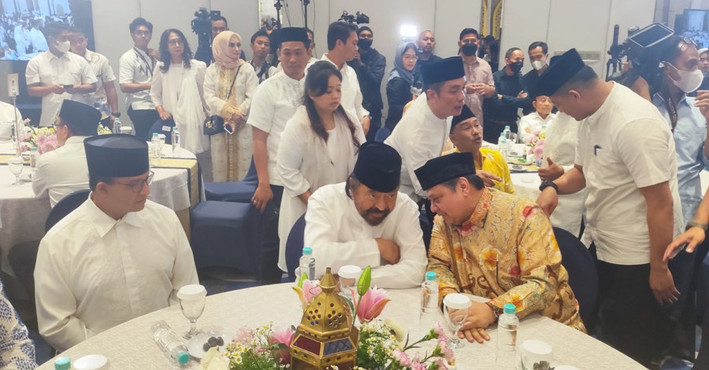 Airlangga Bukber Bareng Koalisi Anies, PPP: Menghormati Undangan