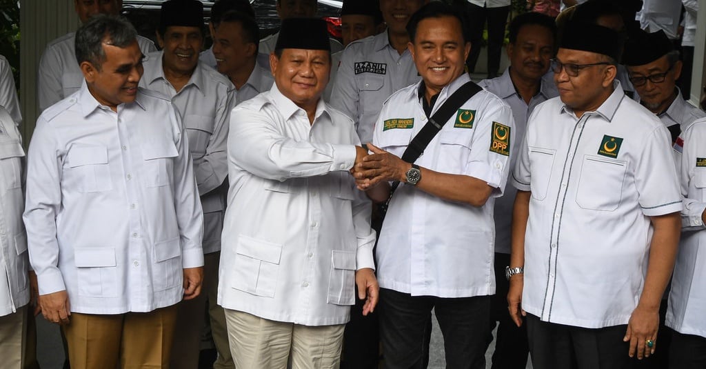 Deklarasi Dukungan ke Prabowo, Yusril Singgung Tantangan Imin