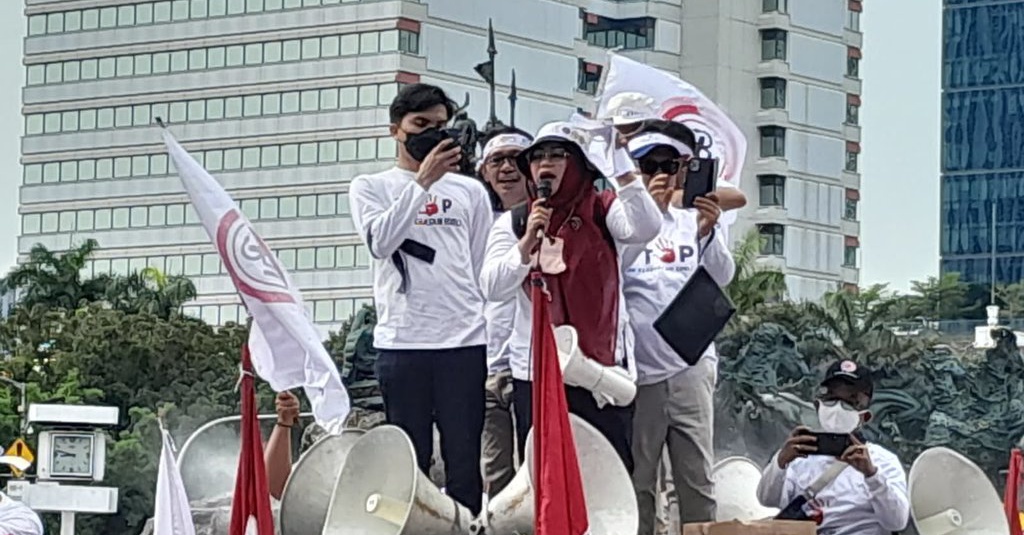 Imbas Demo RUU Kesehatan, Transjakarta Lakukan Penyesuaian Rute