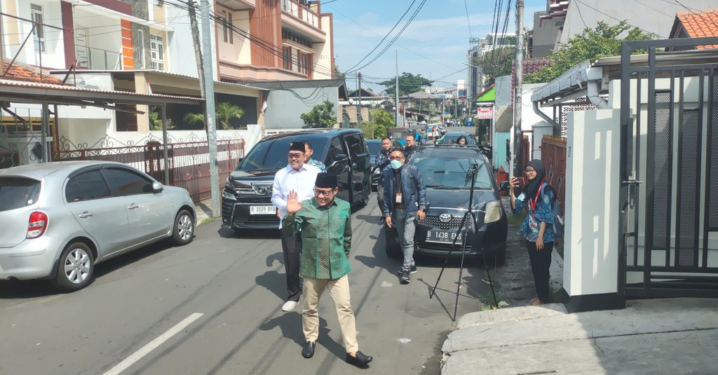 Muhaimin Iskandar Temui Hamzah Haz, Klaim Hanya Silaturahmi