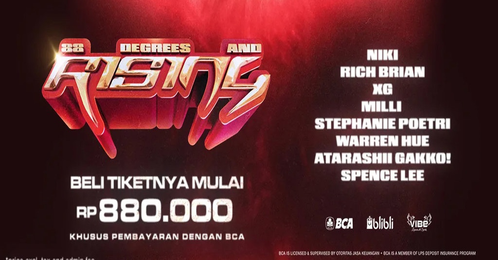 Link Tiket Konser 88RISING di Jakarta 2023, Harga & Cara Belinya