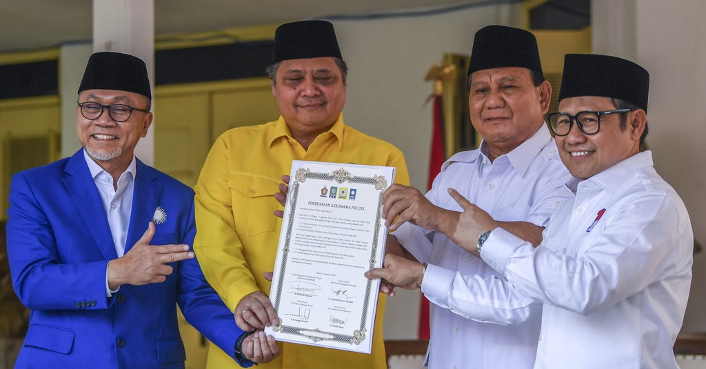 Peta Pilpres 2024 setelah Golkar dan PAN Dukung Prabowo Subianto