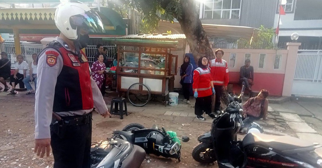 Jasa Raharja Tak Santuni Pemotor Lawan Arah di Lenteng Agung