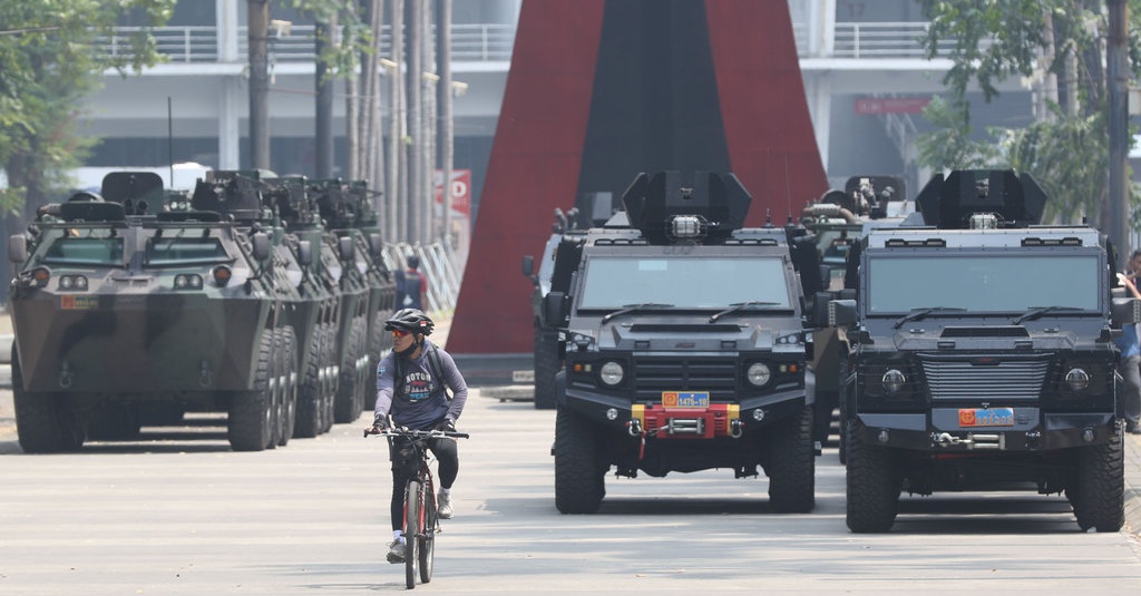 Polri Pantau Keamanan KTT ke-43 ASEAN di Jakarta Lewat Udara
