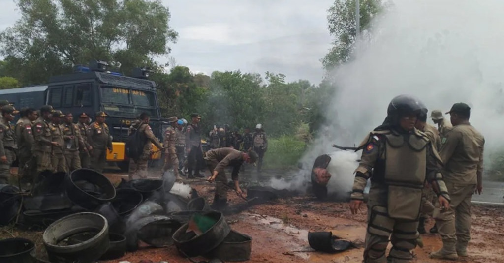 Penyebab Bentrok Di Pulau Rempang Batam Antara Warga Vs Polisi